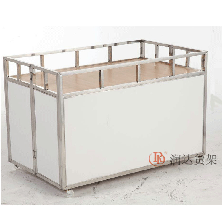 不锈钢折叠促销车