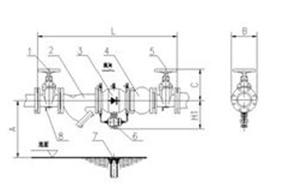 低阻力倒流防止器安装图