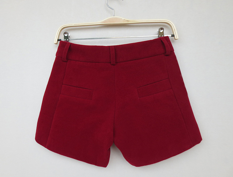 【592#秋<em>冬季</em>保暖<em>毛昵短裤</em> 女昵子短裤打底裤