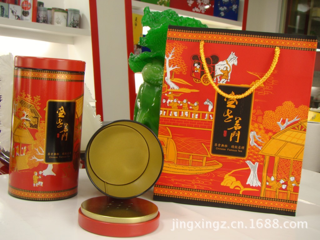 盛世名门95圆罐红色通用