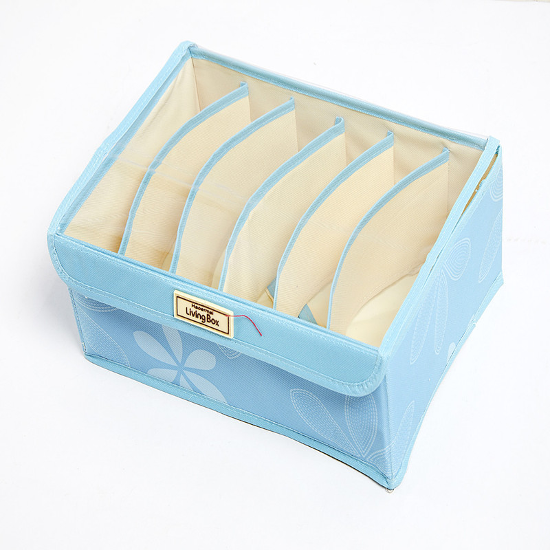 豪尔迈6格橙色<em>文胸</em>收纳盒 商城高<em>利润</em>款 百万