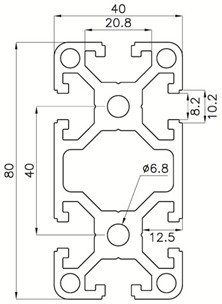 DE4080W-8 图片尺寸图