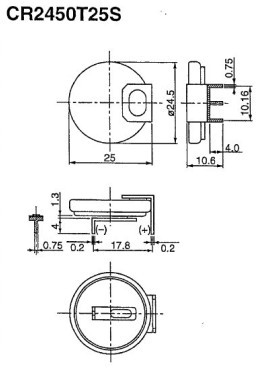 【供应 原装正品 万胜CR2450纽扣电池 焊脚加