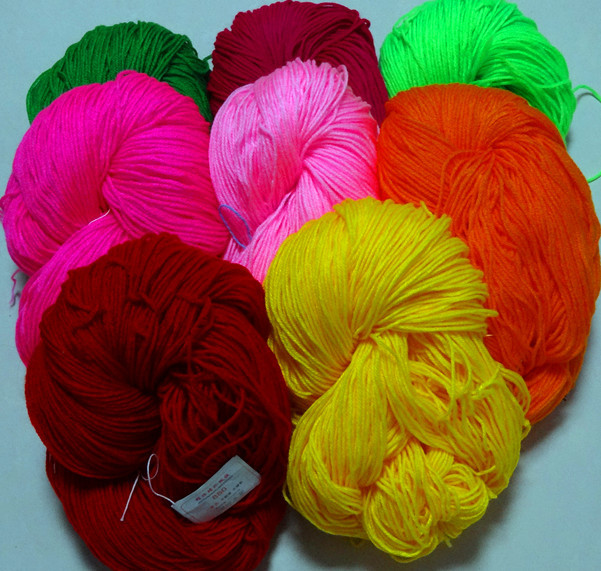 绣塑料网格鞋垫勾拖鞋<em>织毛衣帽子</em>专用腈纶毛线