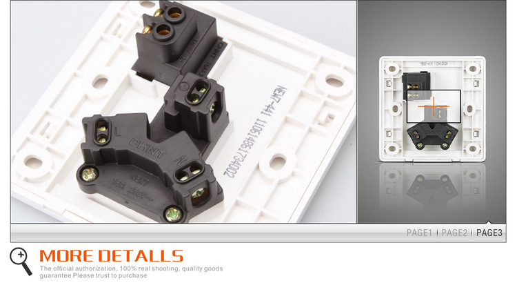 【正泰开关插座 NEW7 10A一开单控 带16A三