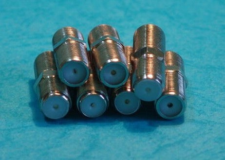 【低价供应】有线电视对接头 电视线连接器 延长对接头 f头英制