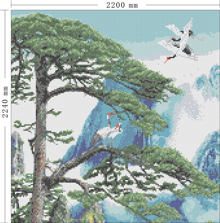 【[厂家供应]各种规格颜色 陶瓷马赛克拼图山水