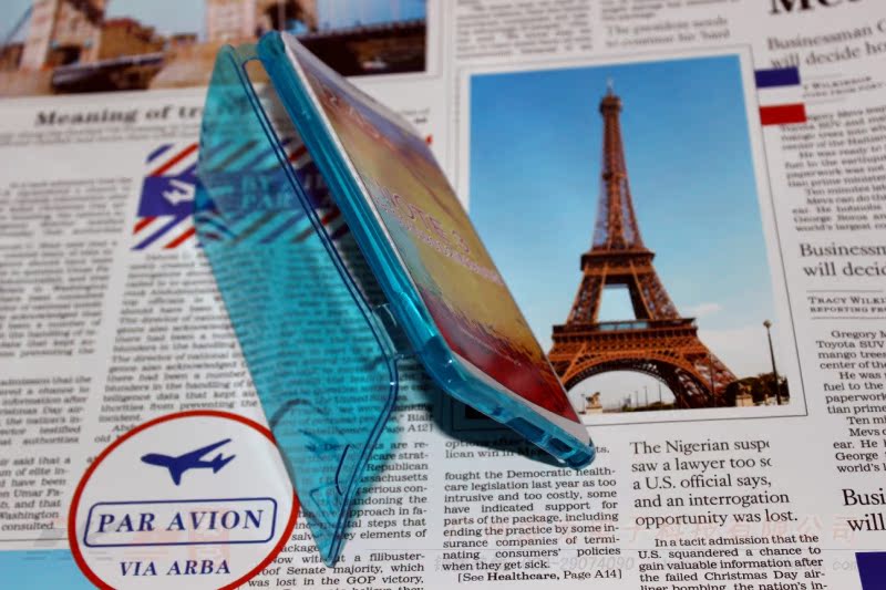 Note 3 透明翻盖 16