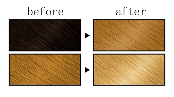 漂粉脱色效果图