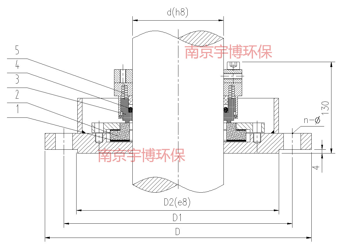 204b单端面釜用机械密封