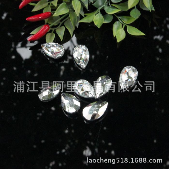晶韵厂家直销28毫米机磨水晶网形镀银