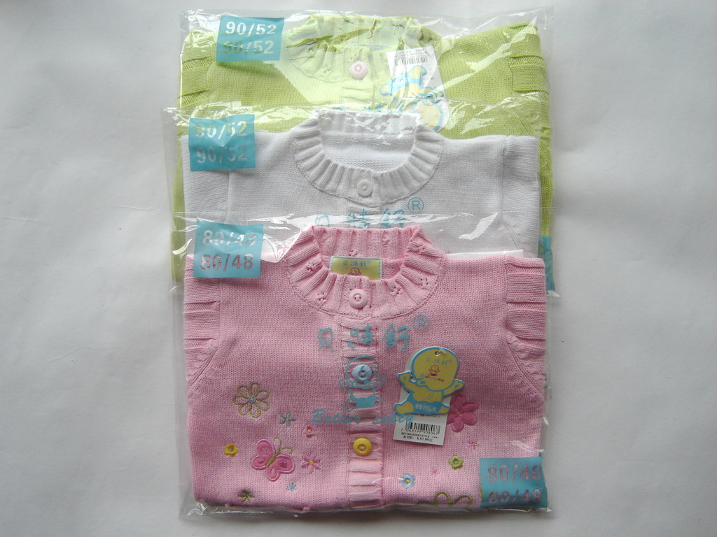 <em>婴儿</em>童<em>毛衣</em> 童装批发 2062纯棉 <em>开衫</em>小袋挑洞棉