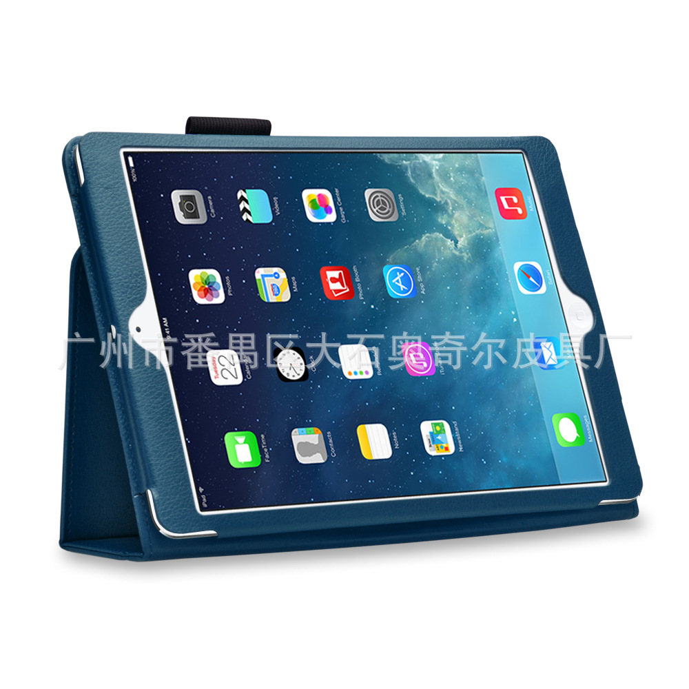 iPad Air stand dark blue (01)