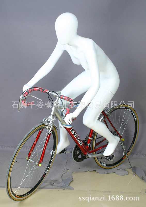 【<em>女款</em>自行车<em>模特</em> 运动<em>模特</em>道具 自行车陈列道