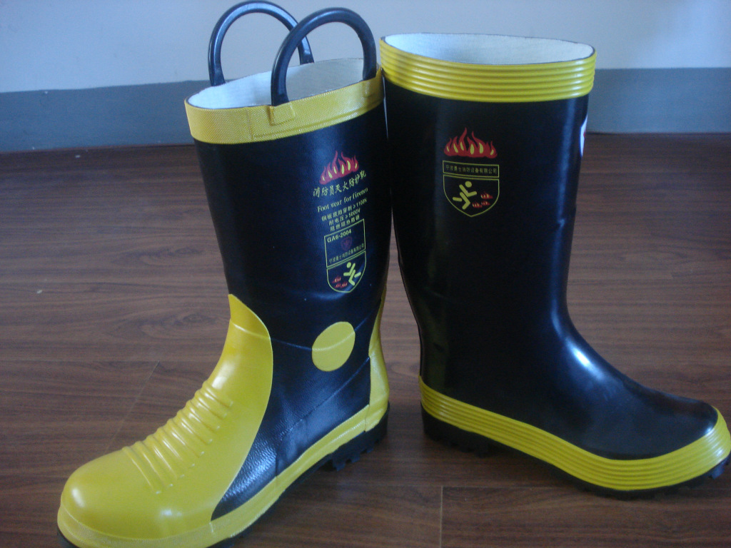 救生器材-供应消防员灭火防护靴 消防胶靴 灭火