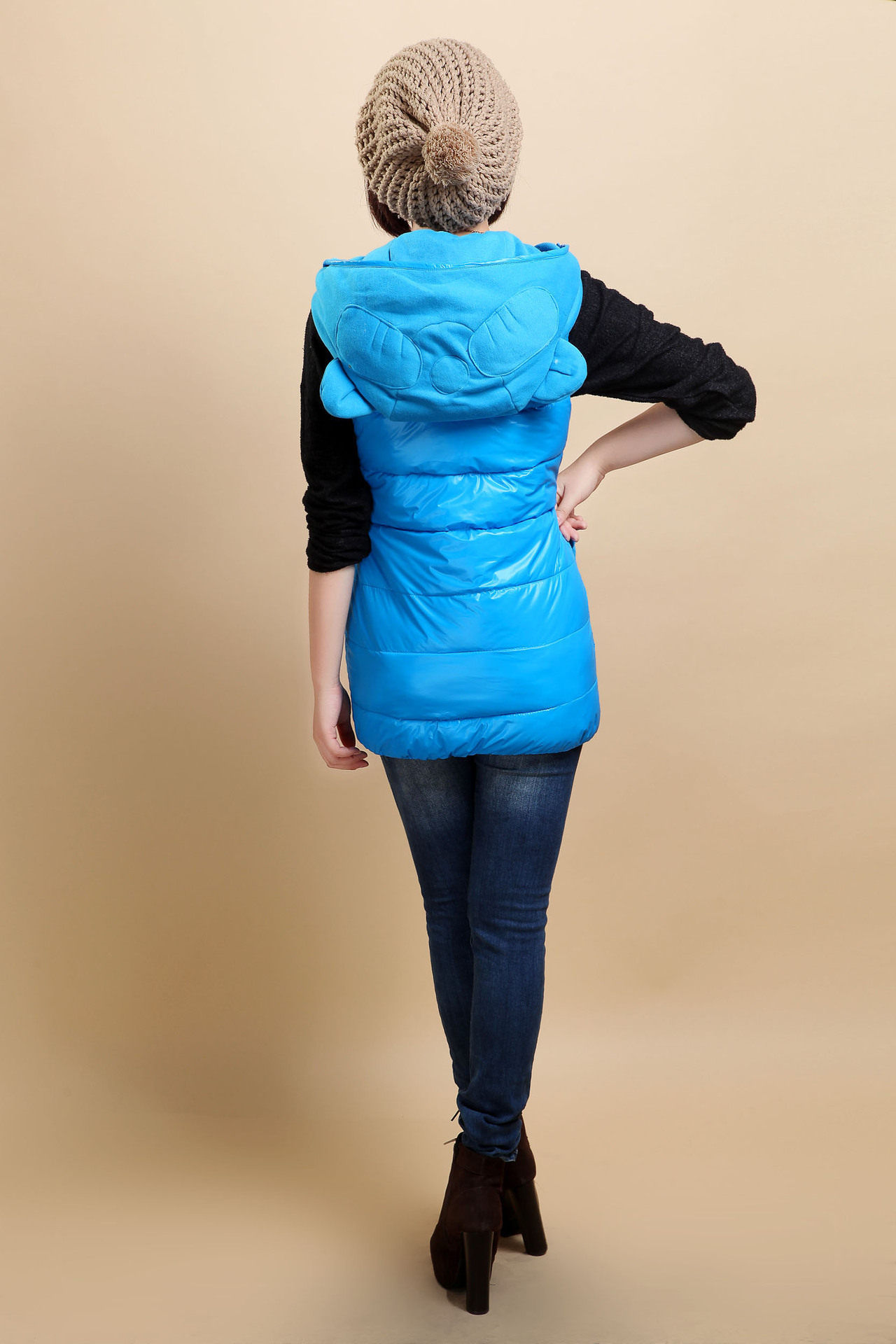 【2013秋<em>冬季</em>羽绒<em>棉衣马甲</em>女装中长款韩版修