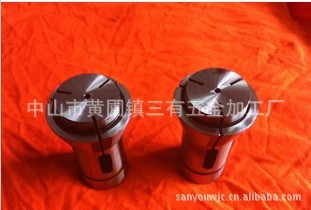 生产加工北京铣床非标弹簧钢夹头，仪表车床异形合金夹头 索咀