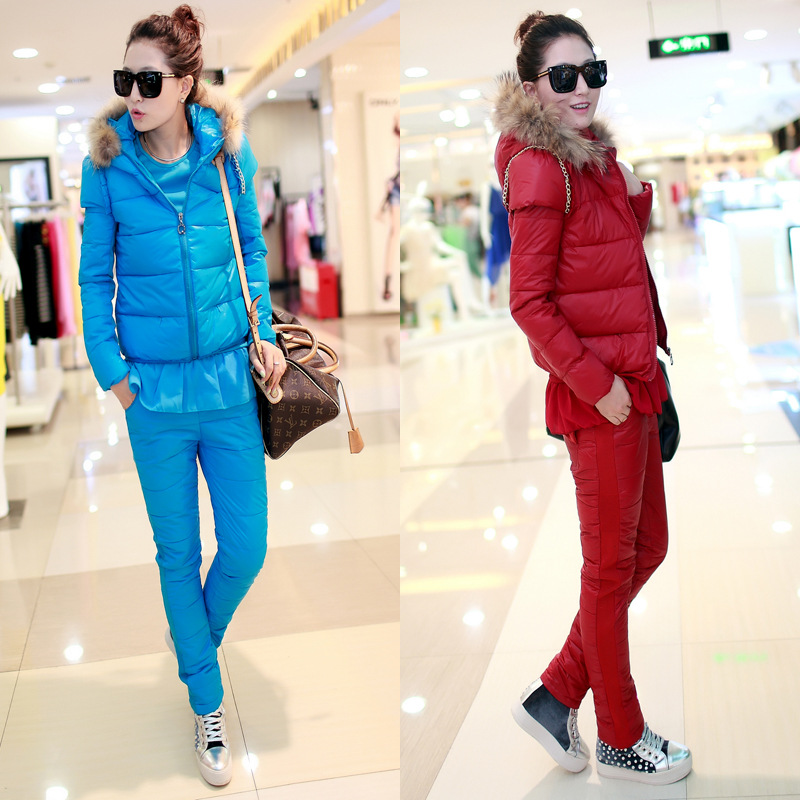 2013新款休闲<em>羽绒服</em>棉衣三件<em>套马甲</em>棉服短款