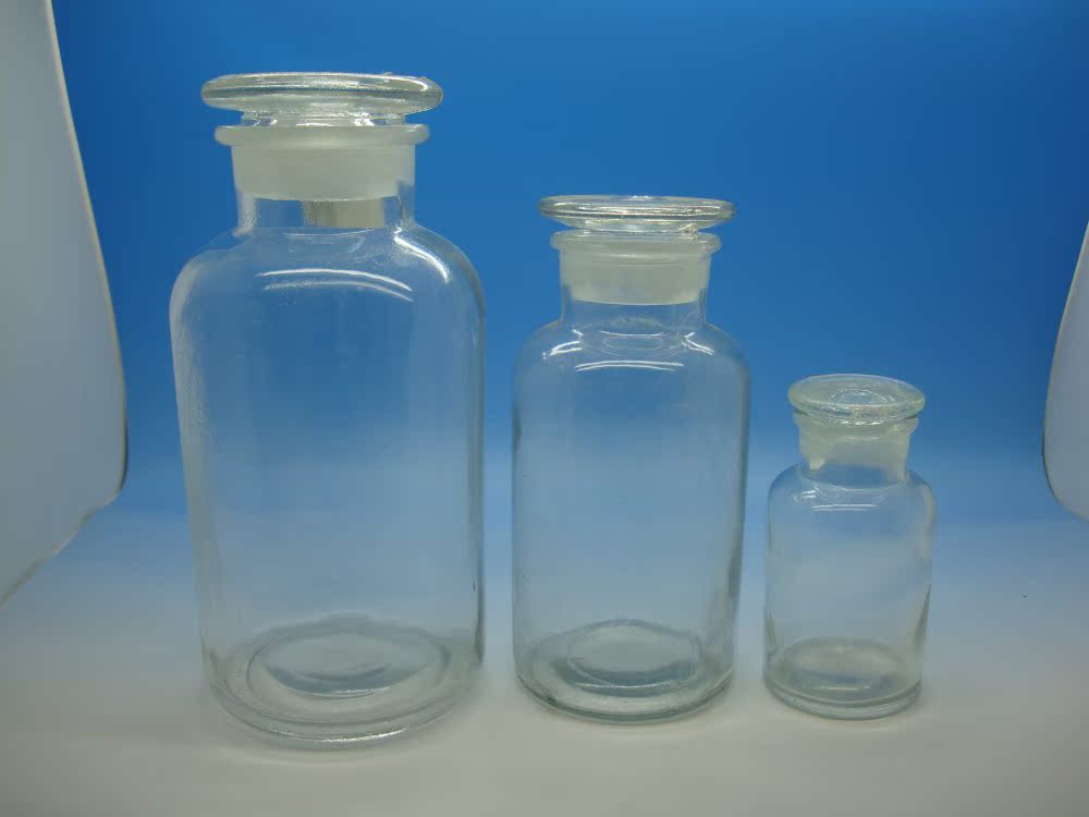 厂家供应125ml试剂瓶 广口试剂瓶 125ml广口试剂瓶 实验瓶 透明