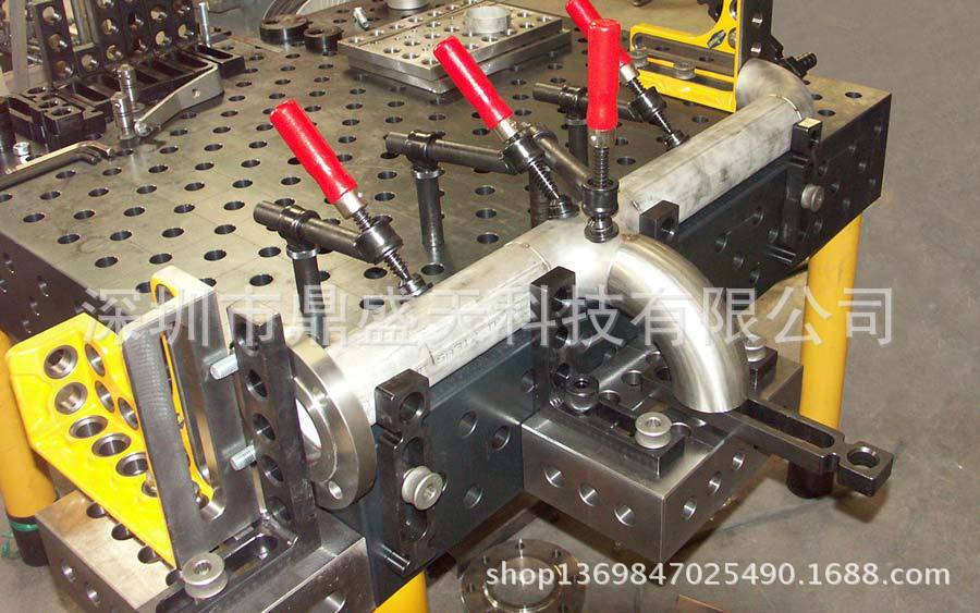 化工实验设备-化工管道法兰焊接工装,多功能,三