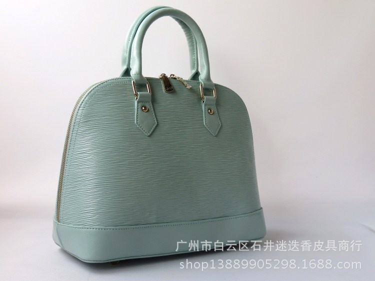 水波紋 貝殼包 淺藍 4