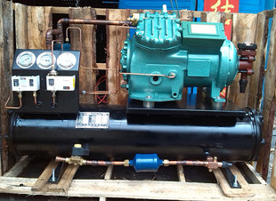 制冷压缩机-二手三洋15匹半封闭制冷压缩机组