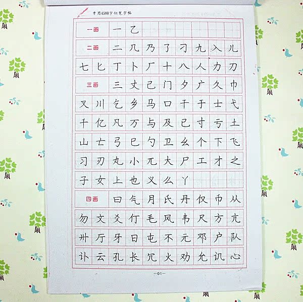 vip批发偏旁部首楷书钢笔字帖 学生成人练字同步 10本包邮