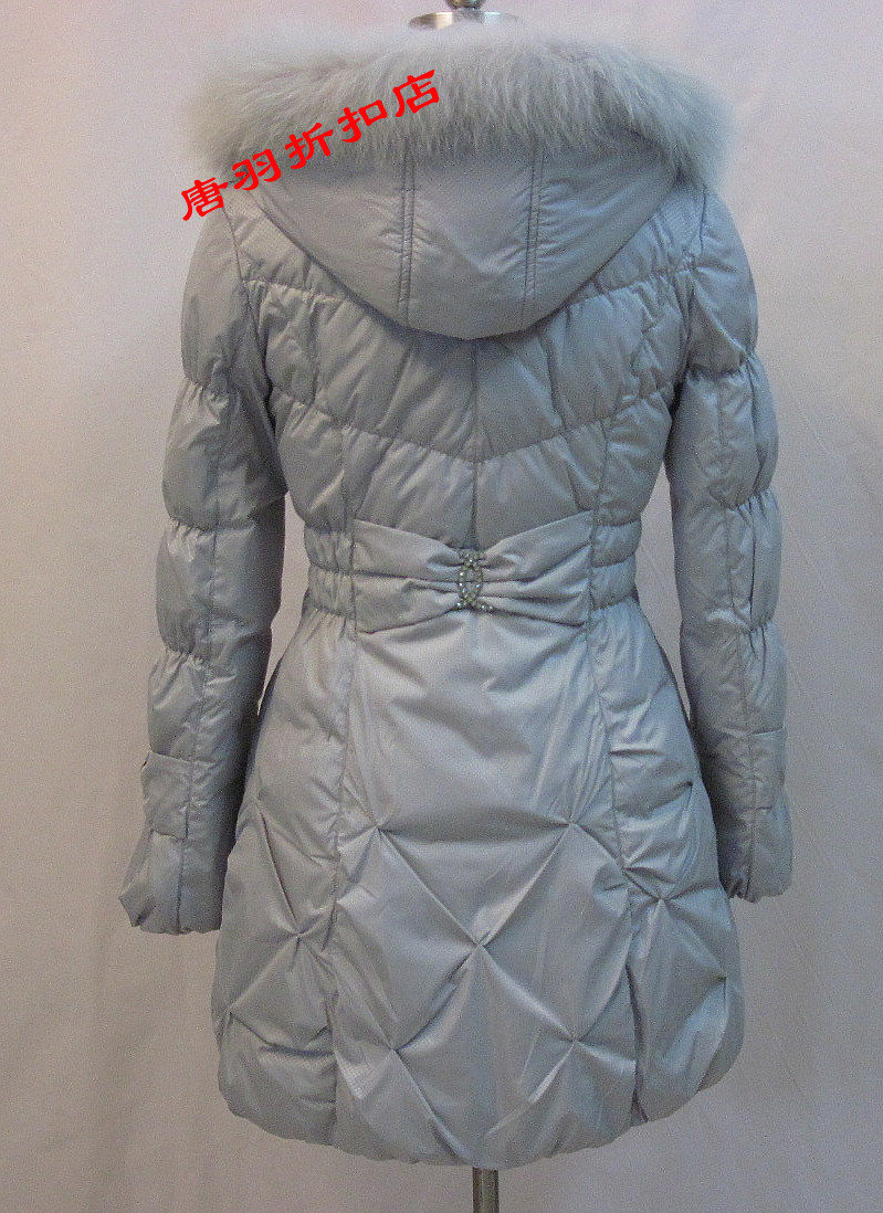 【批发中长款女式羽绒服带帽8255】价格,厂家,图片-网