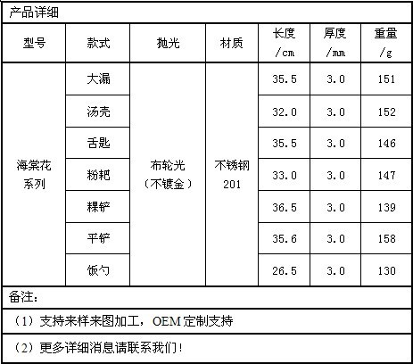 海棠花厨具201材质不镀金