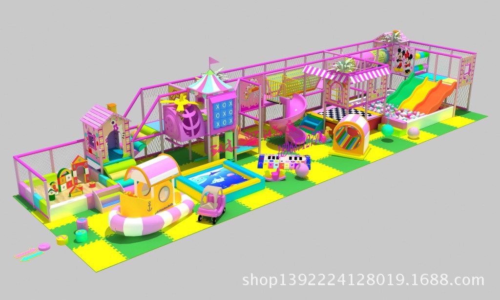 淘气堡游乐设备 电动淘气堡儿童乐园 淘气堡配
