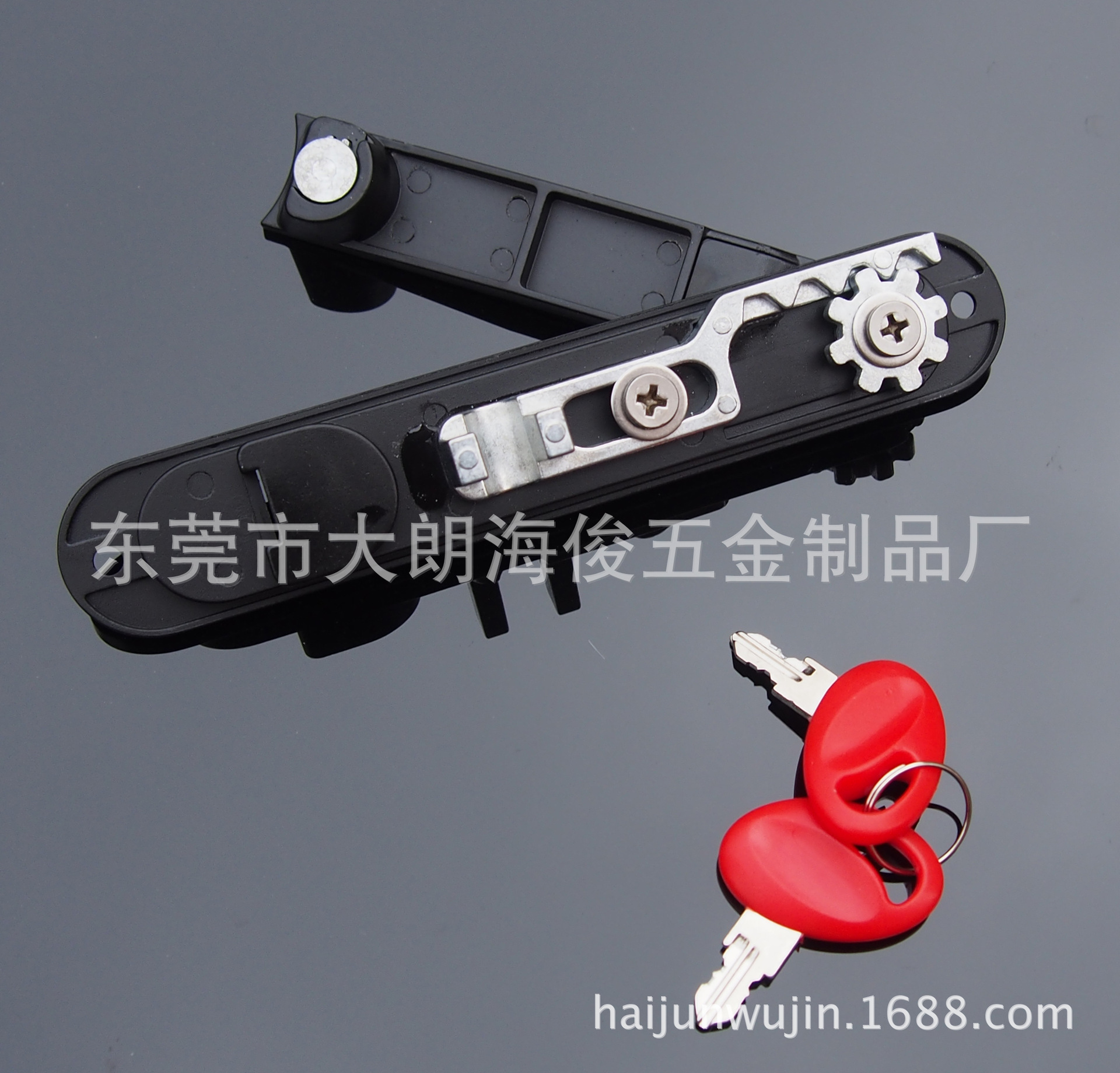 拨插隐形执手锁黑3