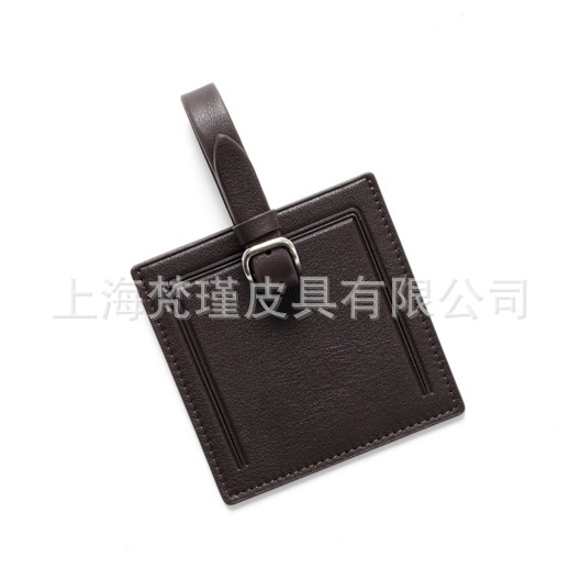 Small-Square-Luggage-Tag-Brown