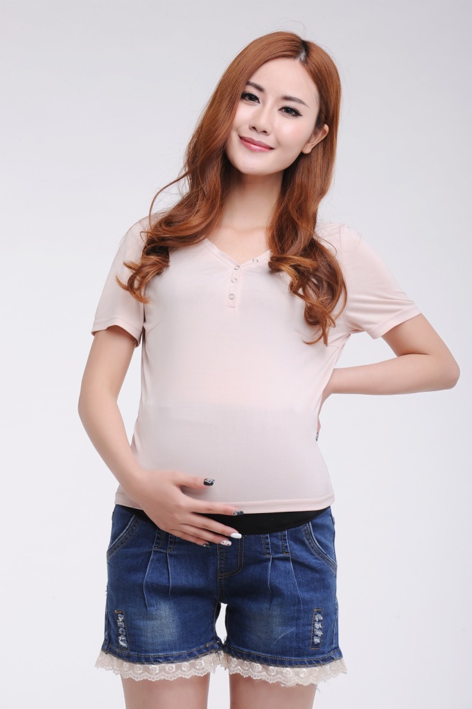 2013韩版新款夏装孕妇装<em>托腹</em>裤<em>短裤</em>牛仔<em>短裤</em>