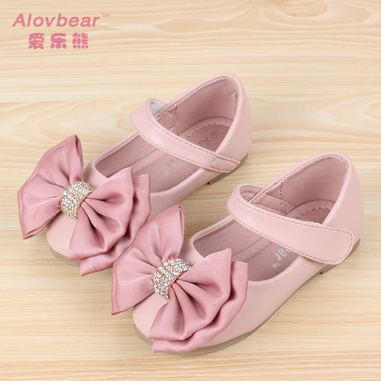 2014春秋款童鞋批发广州厂家直销儿童单鞋韩版休闲女童超纤皮童鞋