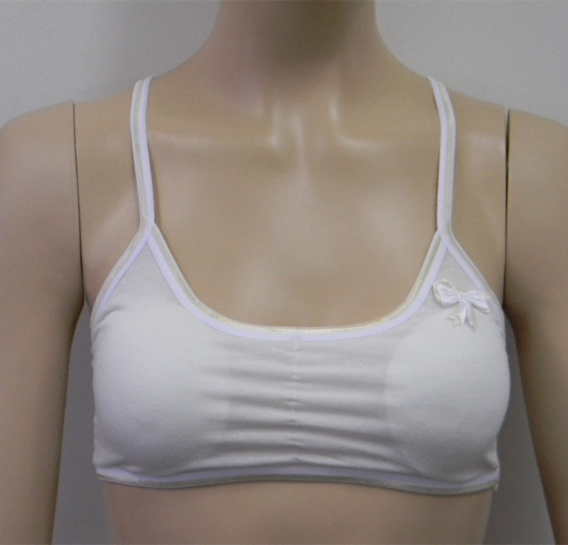 裹胸<em>文胸 批发</em> 纯棉 少女背面蝴蝶 交叉肩带小背