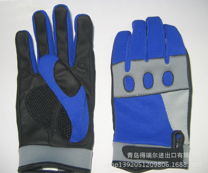 批发采购手套-自行车山地车装备防护手套 春秋