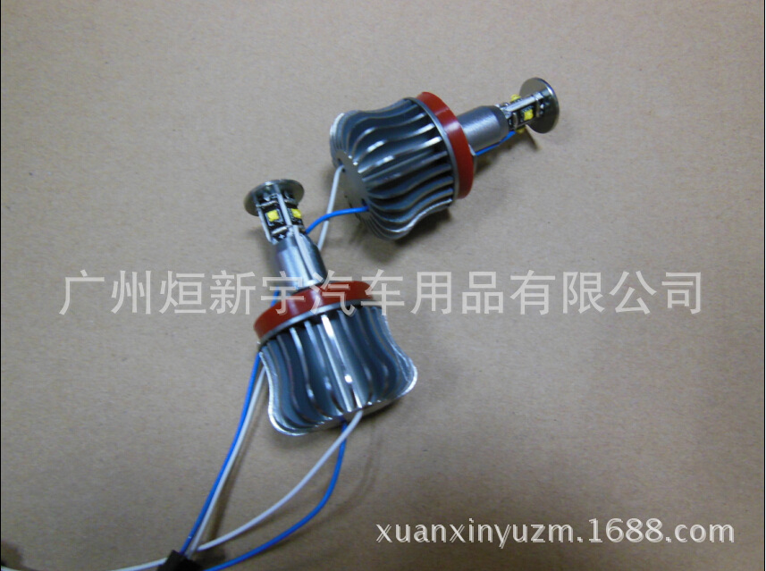 生产型最新款E92宝马专用LED天使眼20W,CREE宝雾灯H8,E91,E93