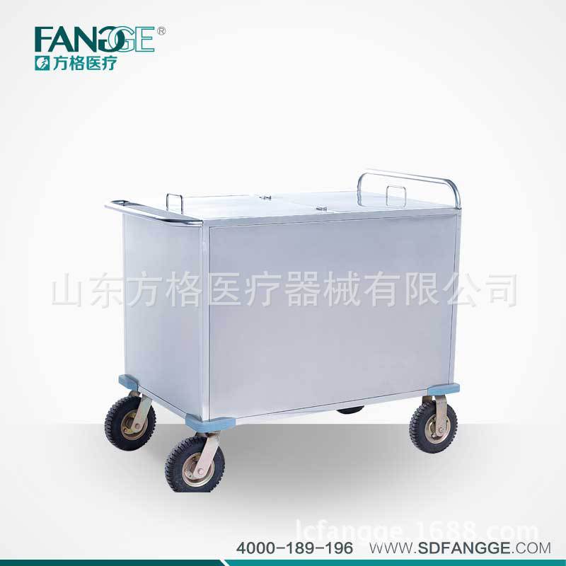 上海无菌回收车 方格订做医用回收车