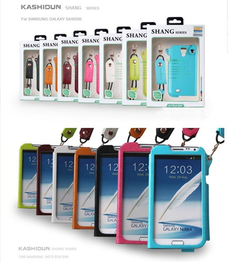 厂家卡士盾 三星各热销型号note3水晶纹皮套 n