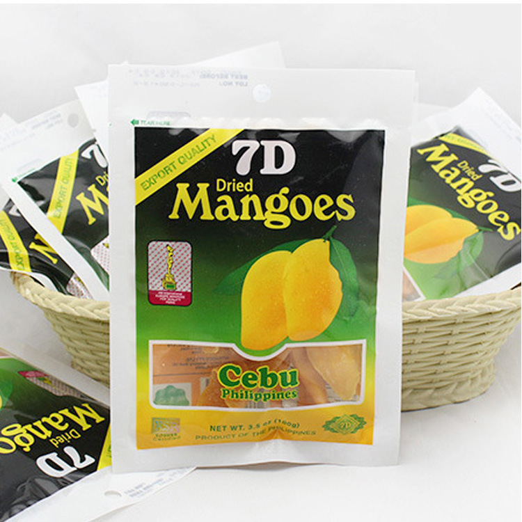 菲律賓7D芒果干 最新包裝 100包/箱 中文標(biāo)簽請(qǐng)說(shuō)明