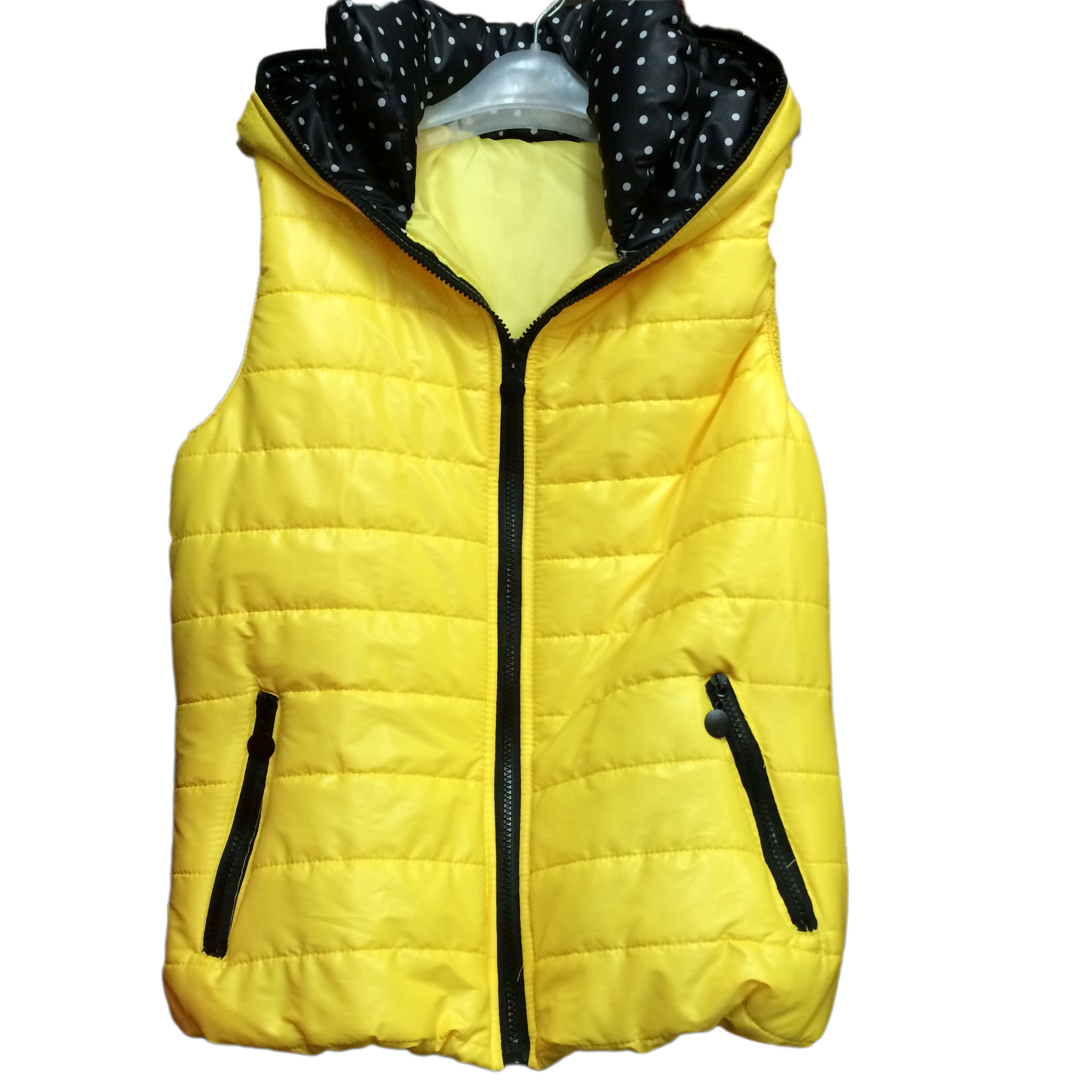 2014秋冬<em>新款女式马甲</em> 修身连帽女士马甲 图片