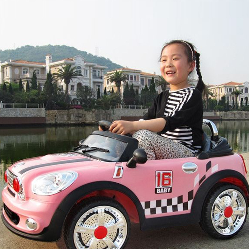 贝瑞佳跑 车 儿童电动车小孩电动童车可坐遥控