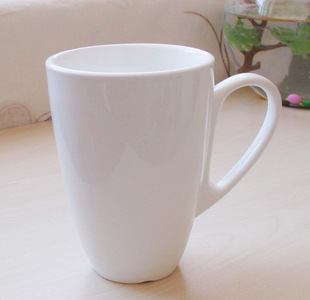 大马克杯 陶瓷 咖啡杯 漫咖啡风格 镁质瓷厚胎 纯白杯子 定制创意