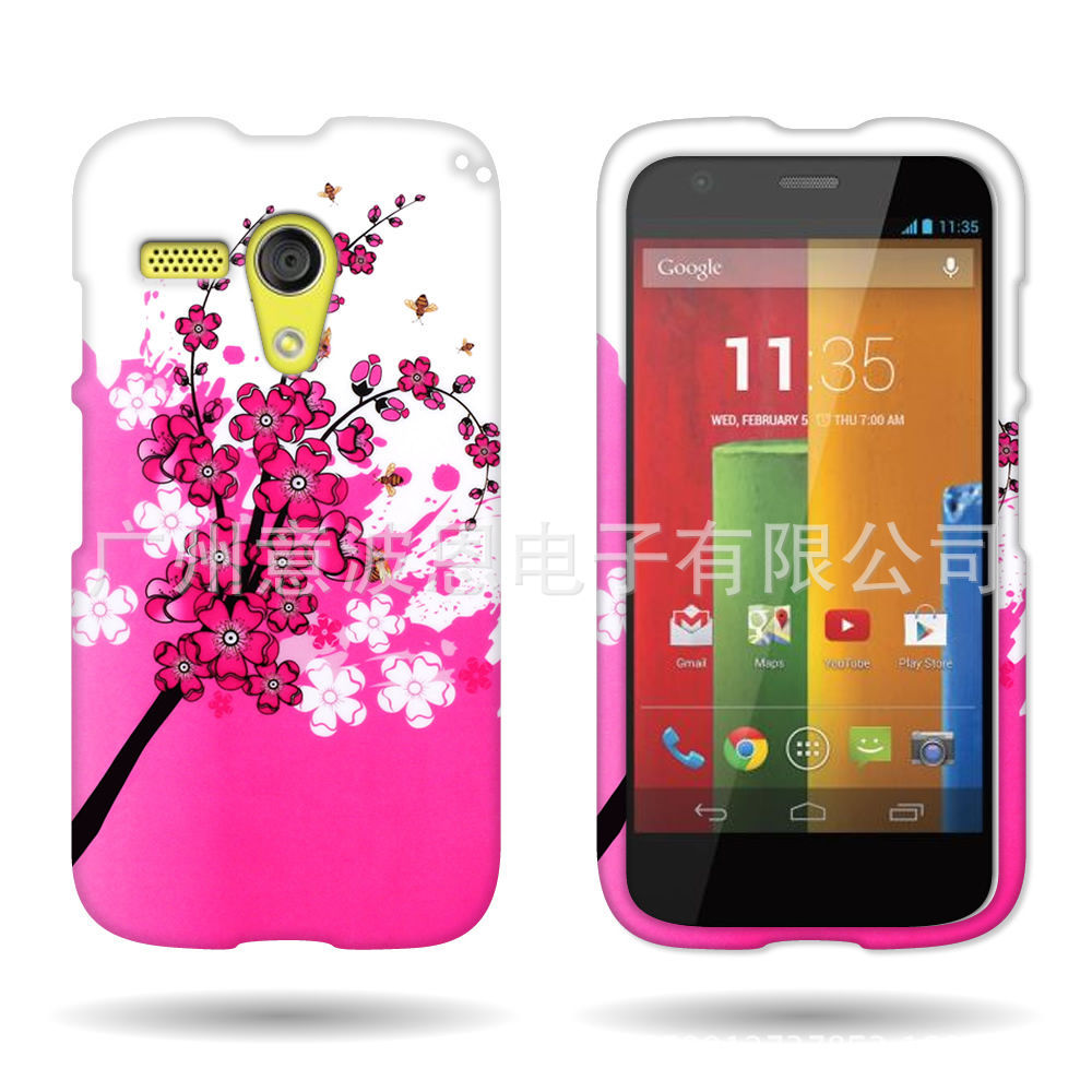 厂家批发 摩托罗拉手机壳 二合一带图案手机壳