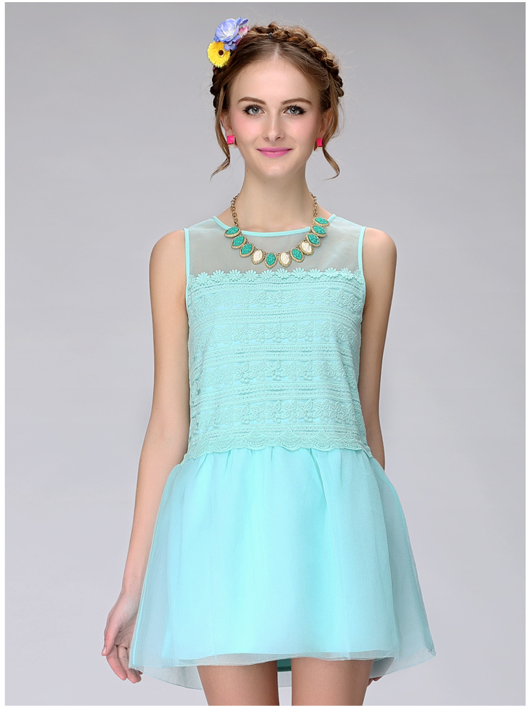 2014<em>春季</em>新款ochirly欧时力<em>正品</em>蕾丝绣花<em>女装</em>连