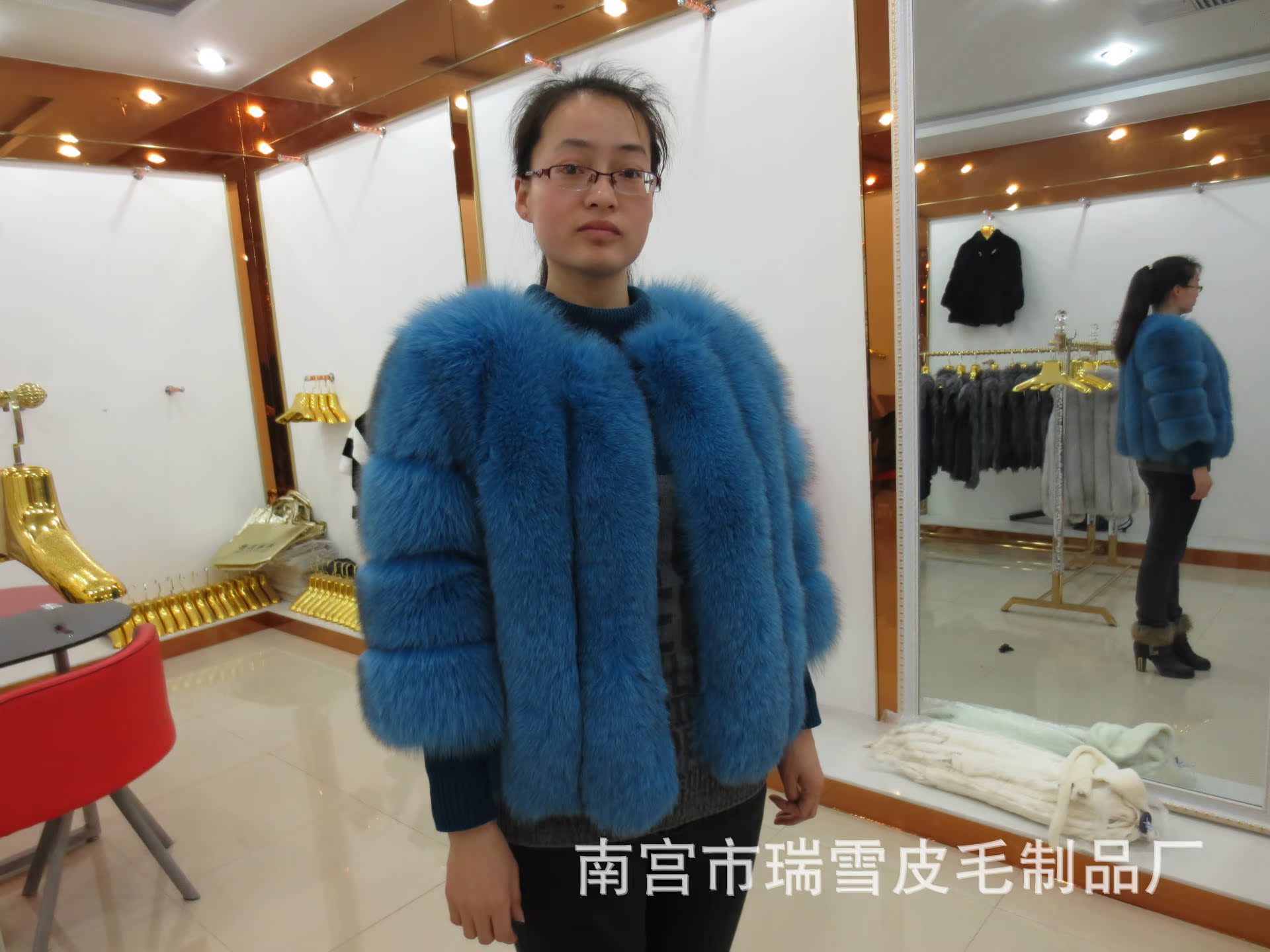 批发采购<em>皮草</em>-<em>狐狸毛皮草</em>外套 狐狸<em>皮草坎肩</em>狐