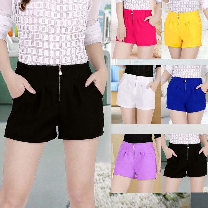 A880#<em>春夏</em>装女宽松拉链松紧腰<em>阔腿</em>裤休闲裤 