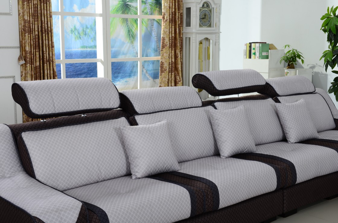 江彬家具 高档客厅布艺沙发 组合贵妃沙发 现代时尚大型舒适沙发