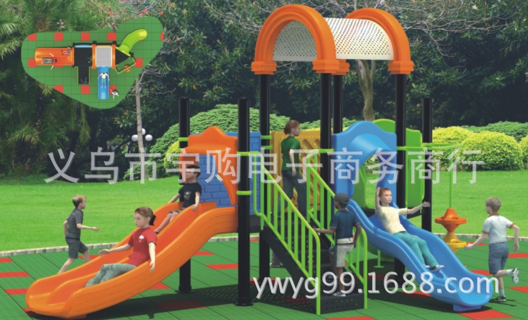 儿童大型组合户外滑梯