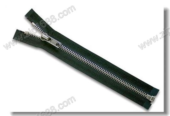 5号Y牙绿色开尾拉链